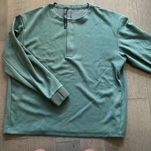 Lululemon Softstream Oversized Long Sleeve Henley Dark Forest XXL